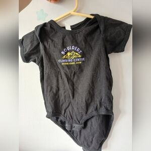 Boulderz Climbing Baby Onesie